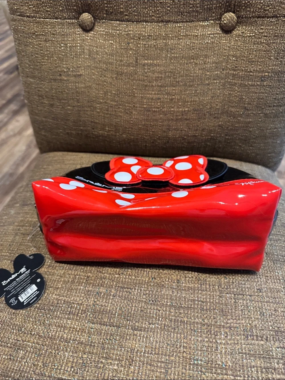 Disney Minnie Mouse x the crème shop makeup cosmetic bag NWT